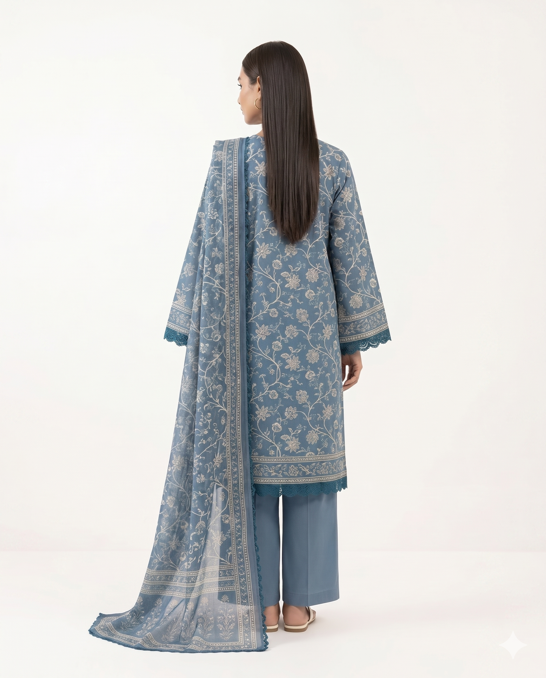 Sapphire Inspired 3 Piece Printed Lawn Suit