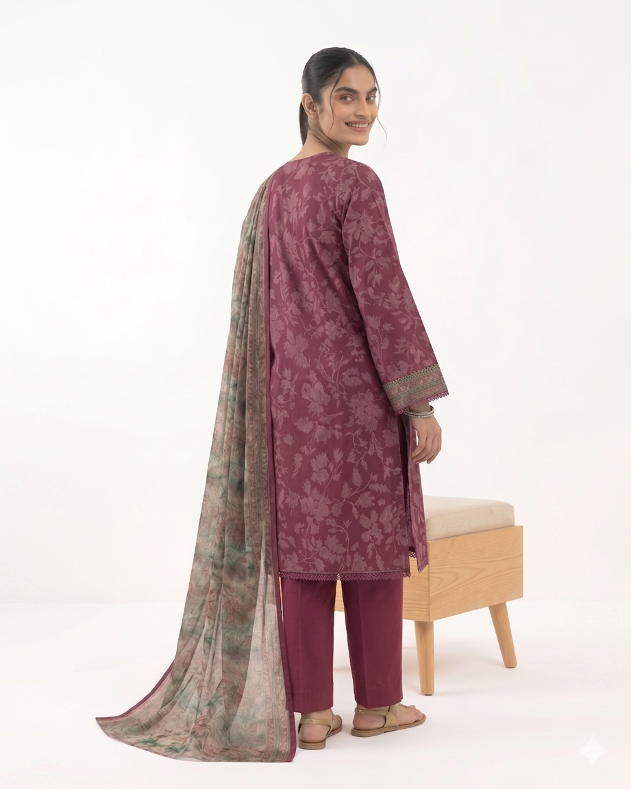 Sapphire Inspired 3 Piece Printed Lawn Suit