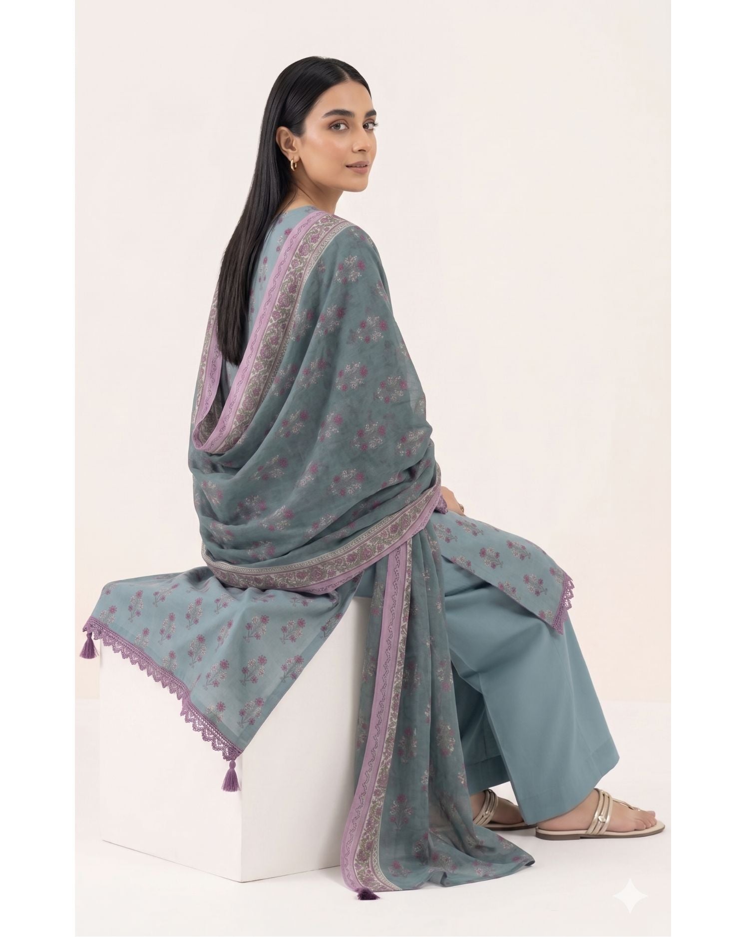 Sapphire Inspired 3 Piece Printed Lawn Suit