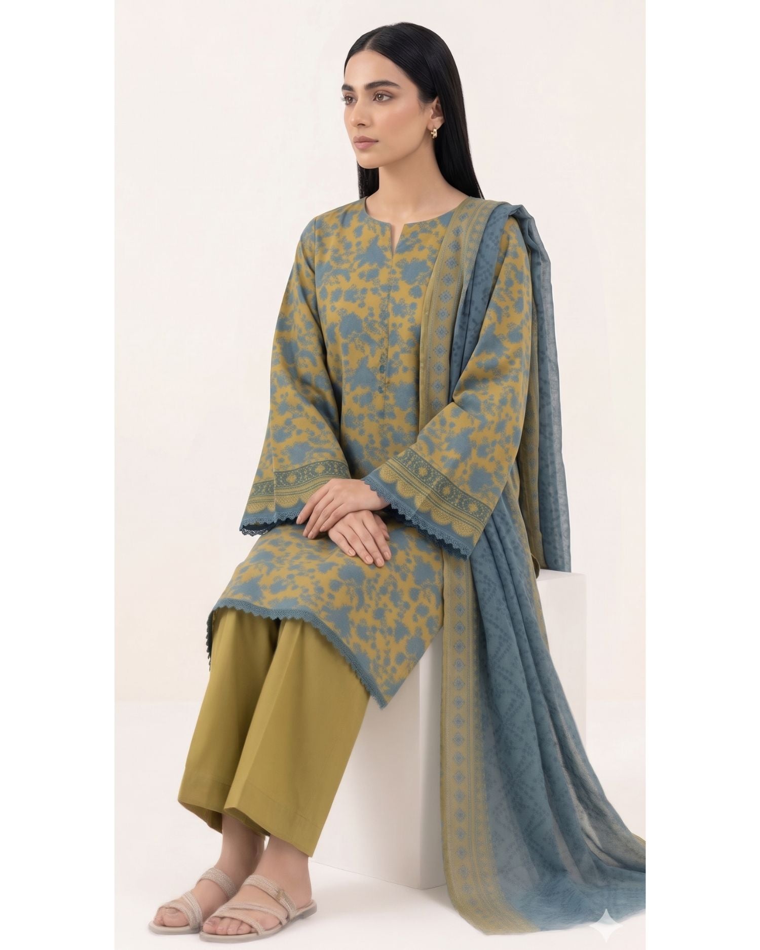 Sapphire Inspired 3 Piece Printed Lawn Suit