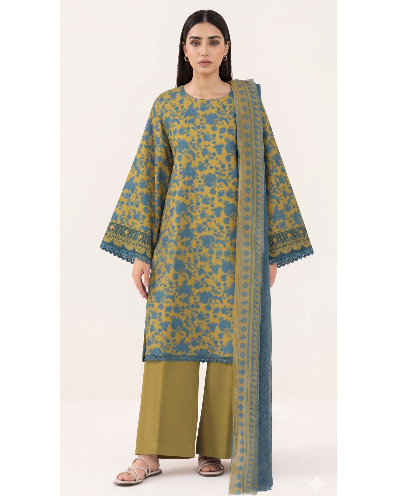Sapphire Inspired 3 Piece Printed Lawn Suit