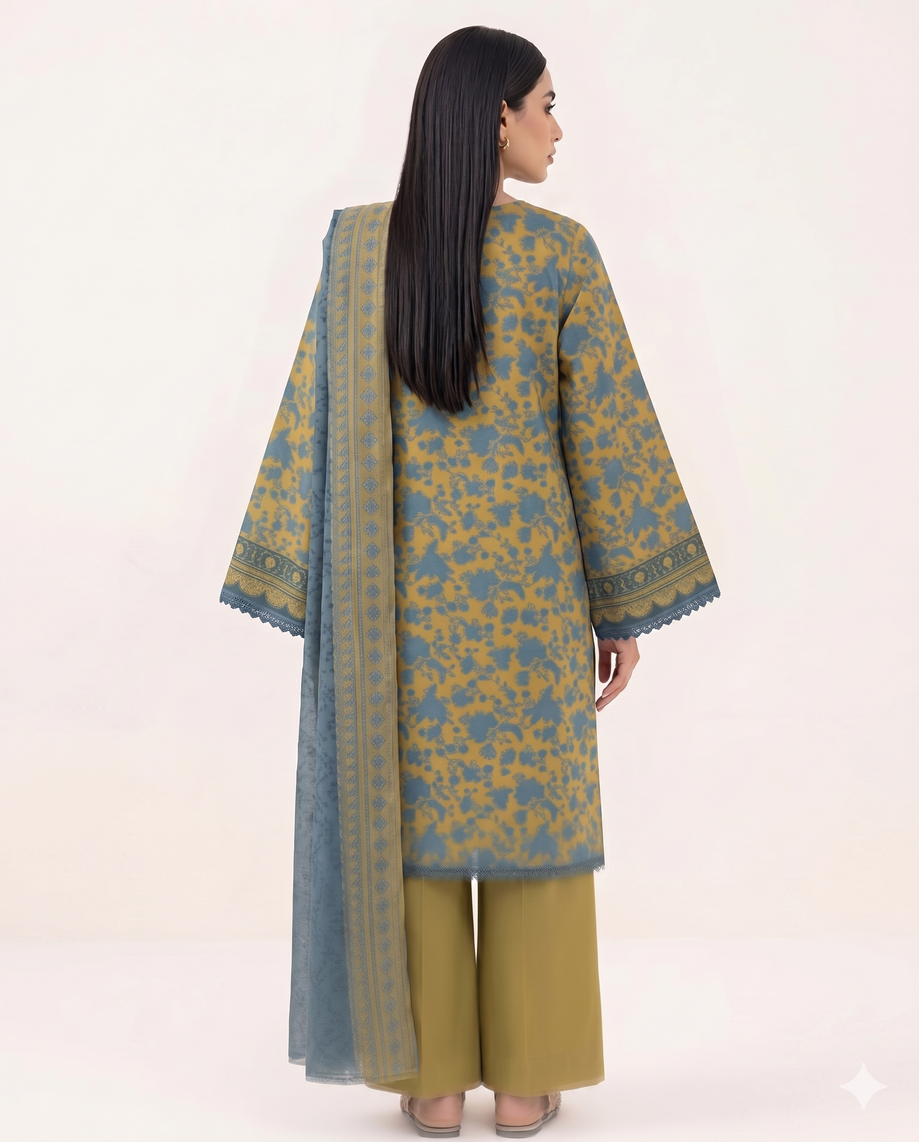 Sapphire Inspired 3 Piece Printed Lawn Suit