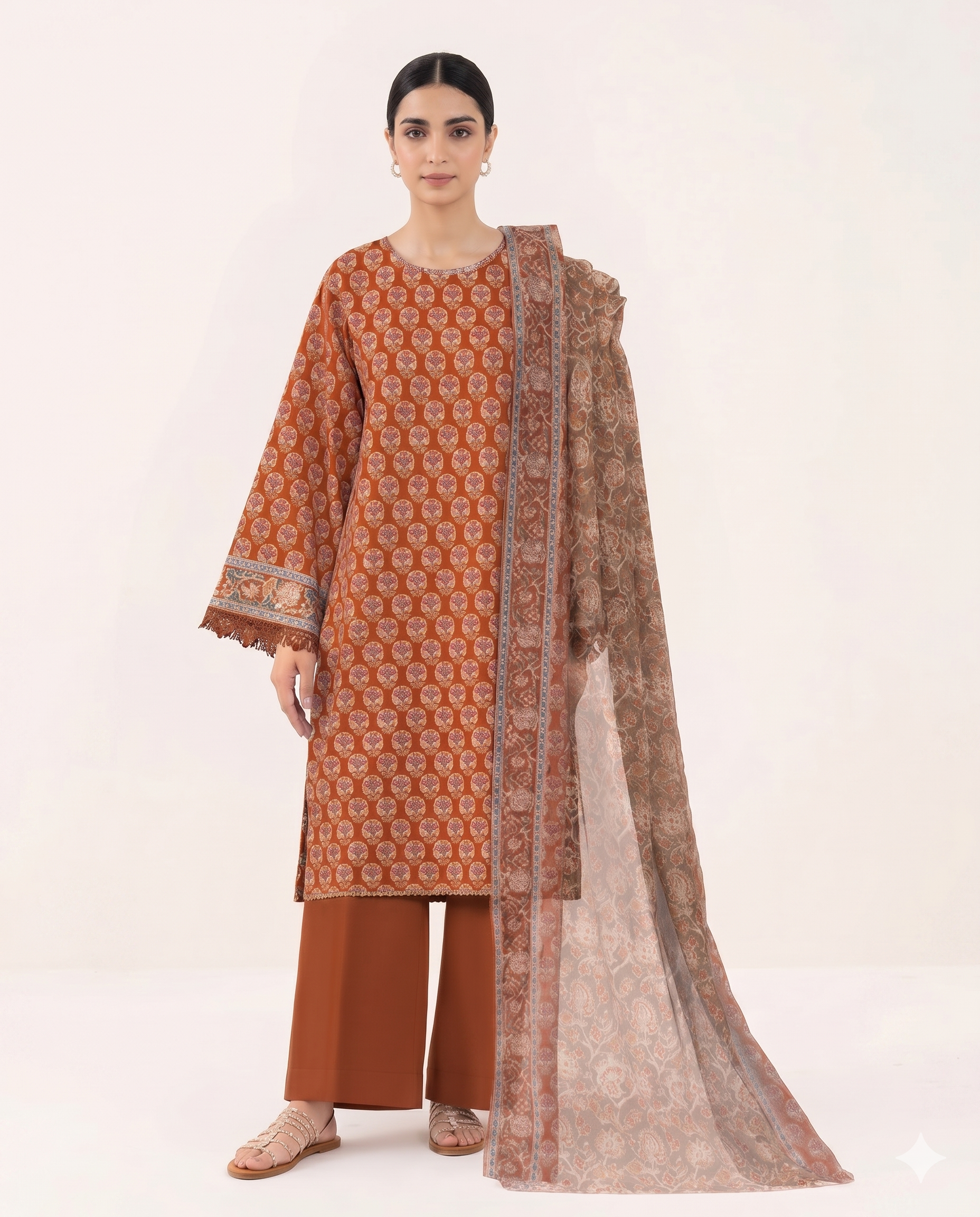 Sapphire Inspired 3 Piece Printed Lawn Suit