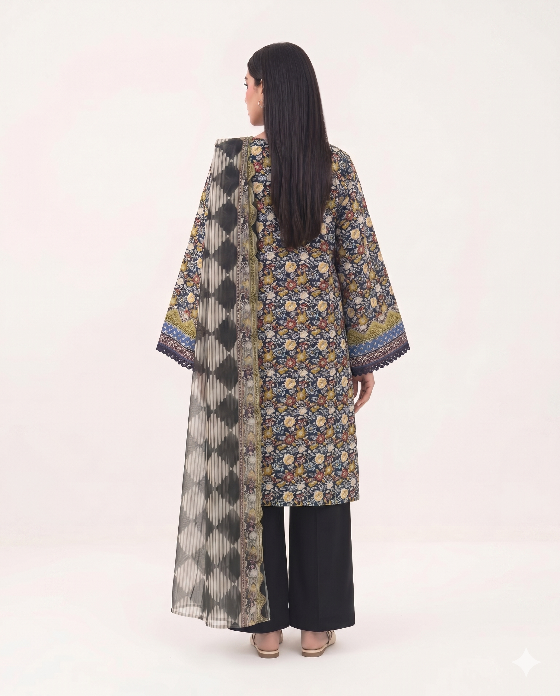 Sapphire Inspired 3 Piece Printed Lawn Suit