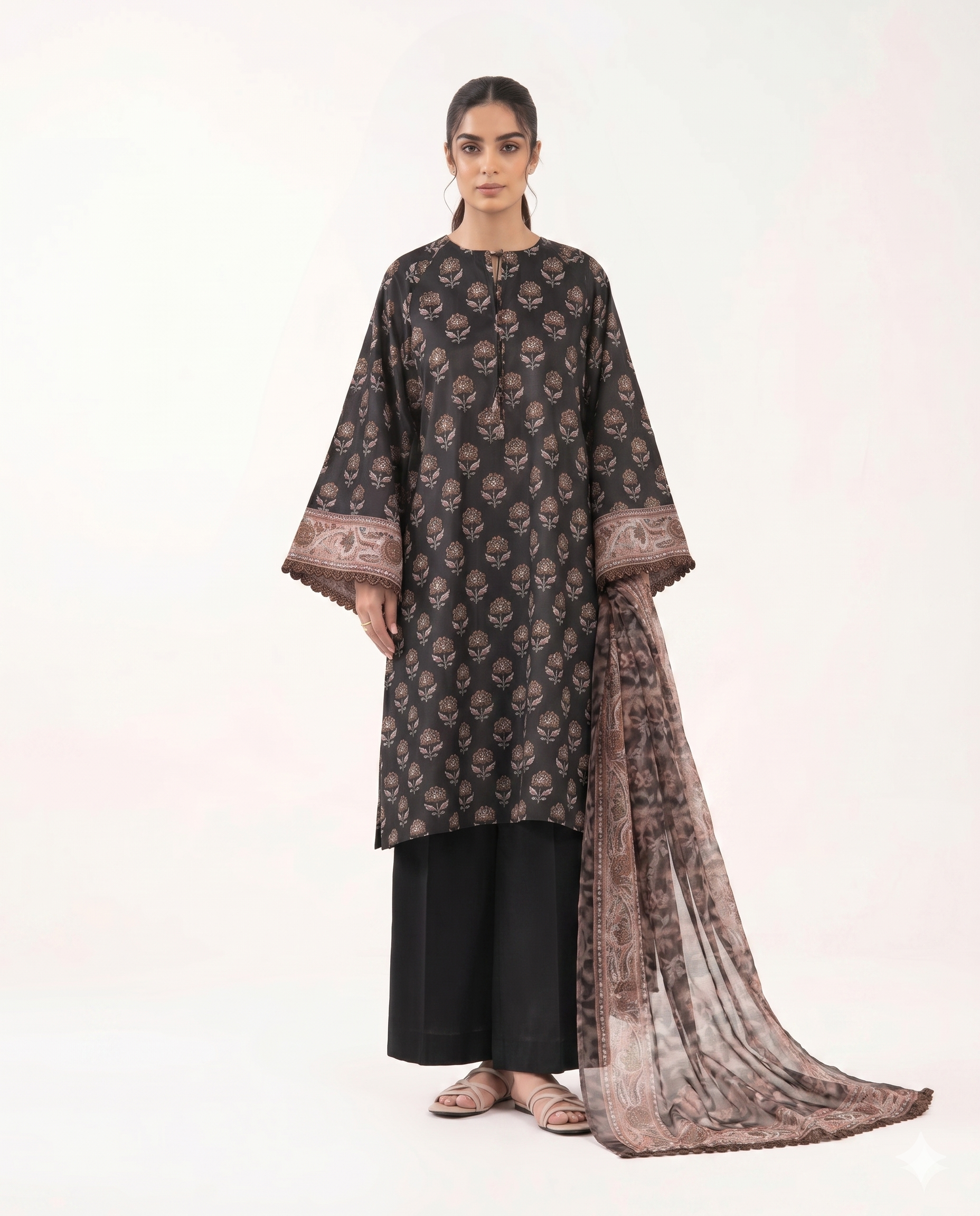 Sapphire Inspired 3 Piece Printed Lawn Suit